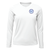 Women's Performance White Long Sleeve With Multi Blue OFC Logo