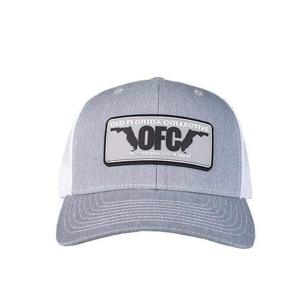 YOUTH SIZE Grey/White With Rubber OFC Horns Patch