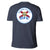 Men's Indigo Blue Short Sleeve With Blue Florida Flag Logo