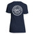 WOMENS NAVY OFC LOGO RELAXED V NECK TEE