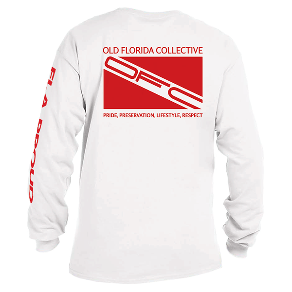 Men's (Old School) Long Sleeve With Dive Flag Logo