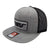 Heather Grey/Black Flat Bill With Rubber Florida Horns Patch
