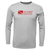 Men's Performance Silver Long Sleeve With Dive Flag Logo
