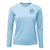 Women's Performance Ice Blue Long Sleeve With Multi Blue OFC Logo