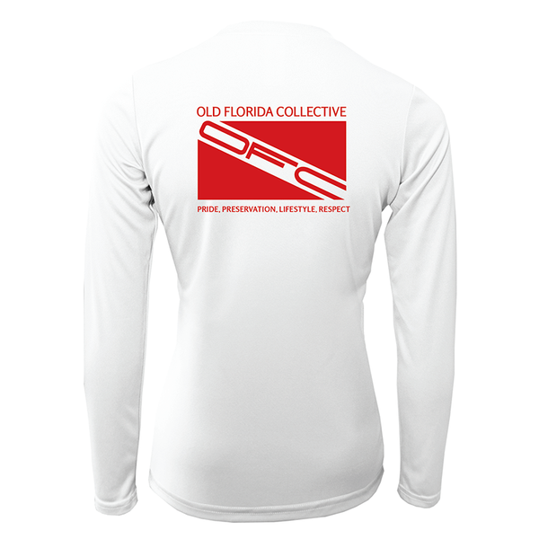 Women's Performance Long Sleeve With Dive Flag Logo