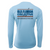 *NEW* Women's Performance Ice Blue Long Sleeve With Hook Logo